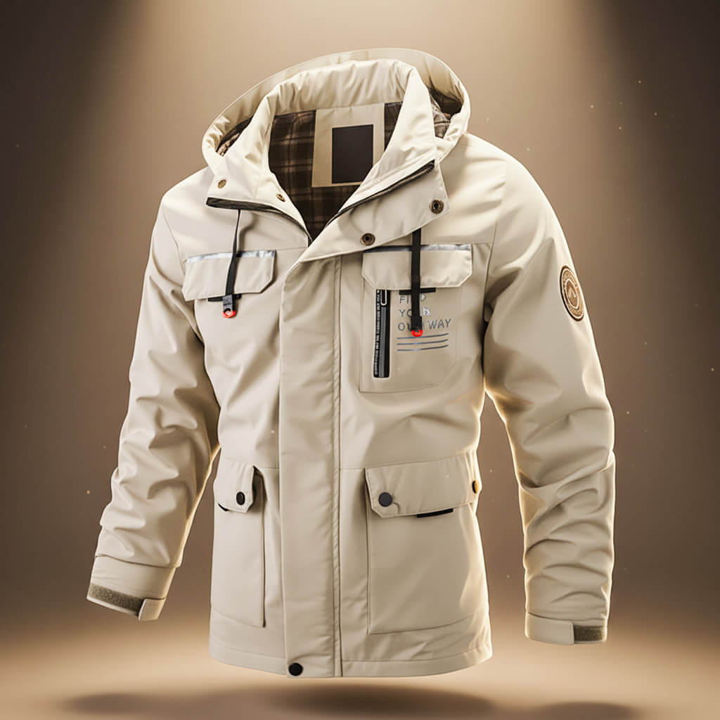 Explorer Hooded Winter Jacket - By Qivii