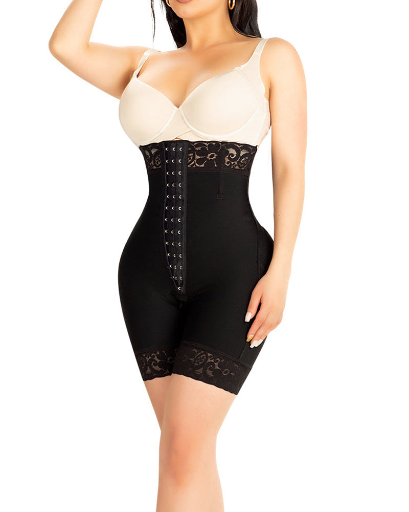 Shapshe® Women's High Waist Faja Butt Lifting Lace Body Shaping Shorts
