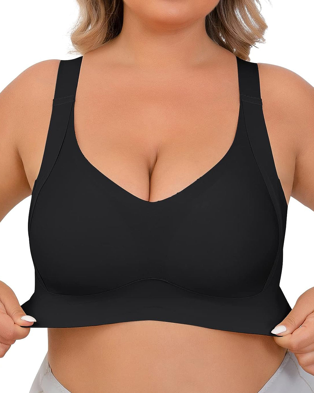 Daily Comfort Wireless Shaper Bra Smooth Full Coverage Support Bra - By Qivii