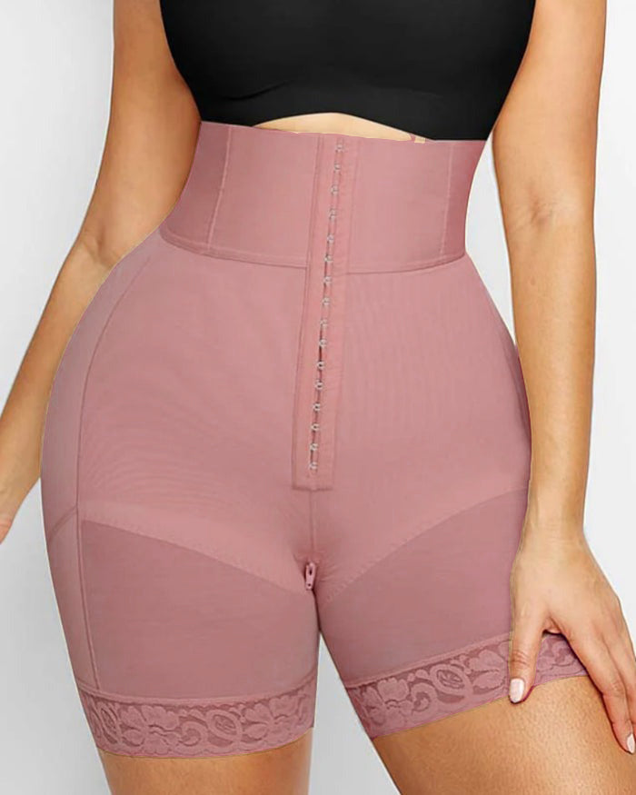 3 Boned Sculpt High Waist Tummy Control Booty Shorts - By Qivii