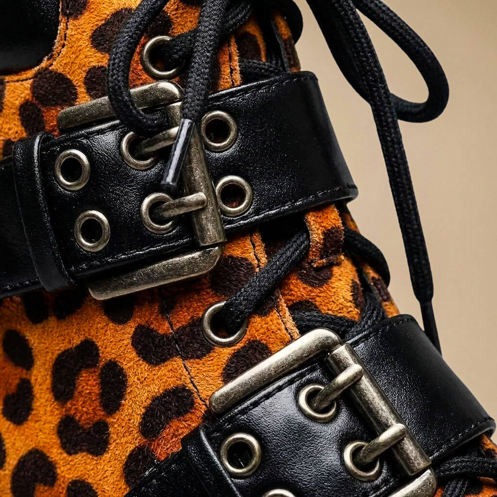 Savannah Buckle Ankle Boots - By Qivii