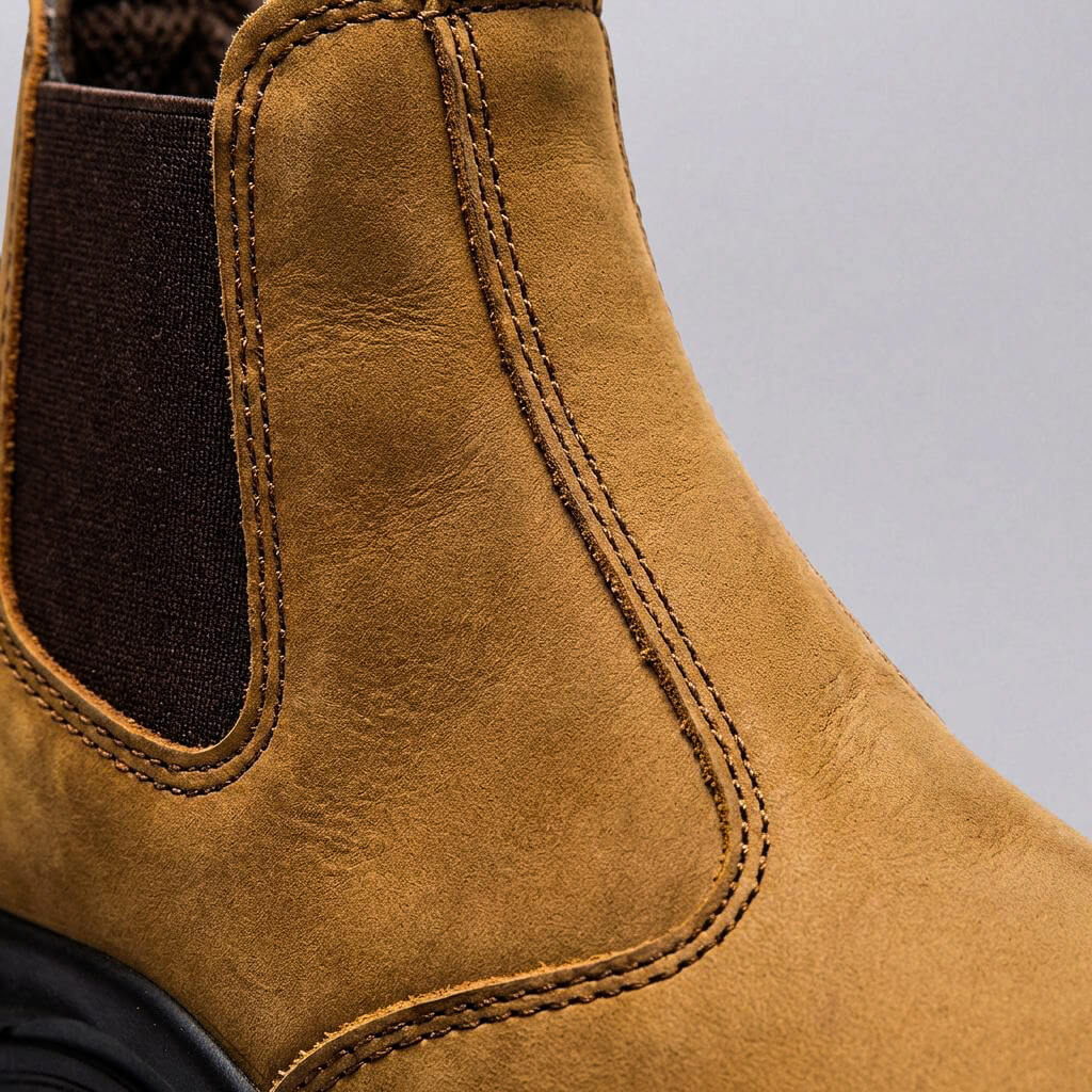 Colson Slip-On Leather Boots - By Qivii