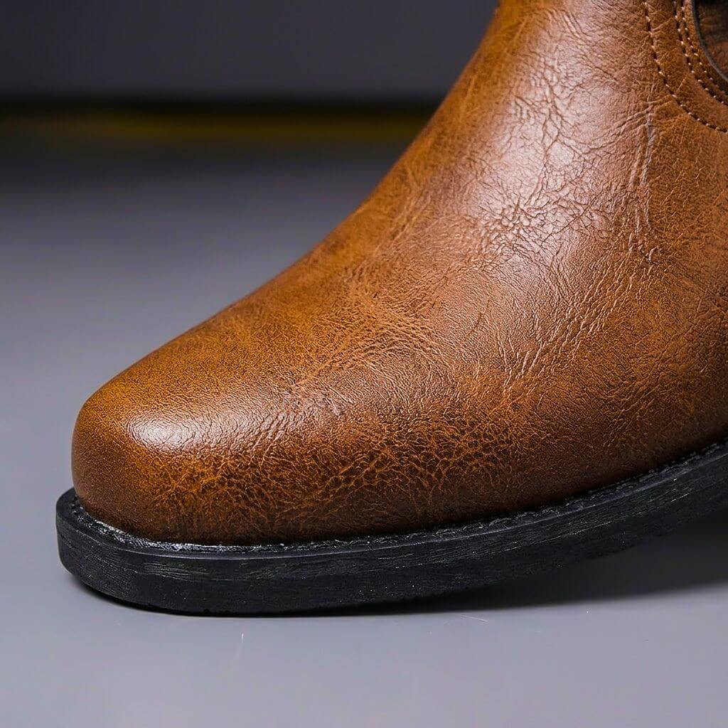 Philip Genuine Leather Boots - By Qivii