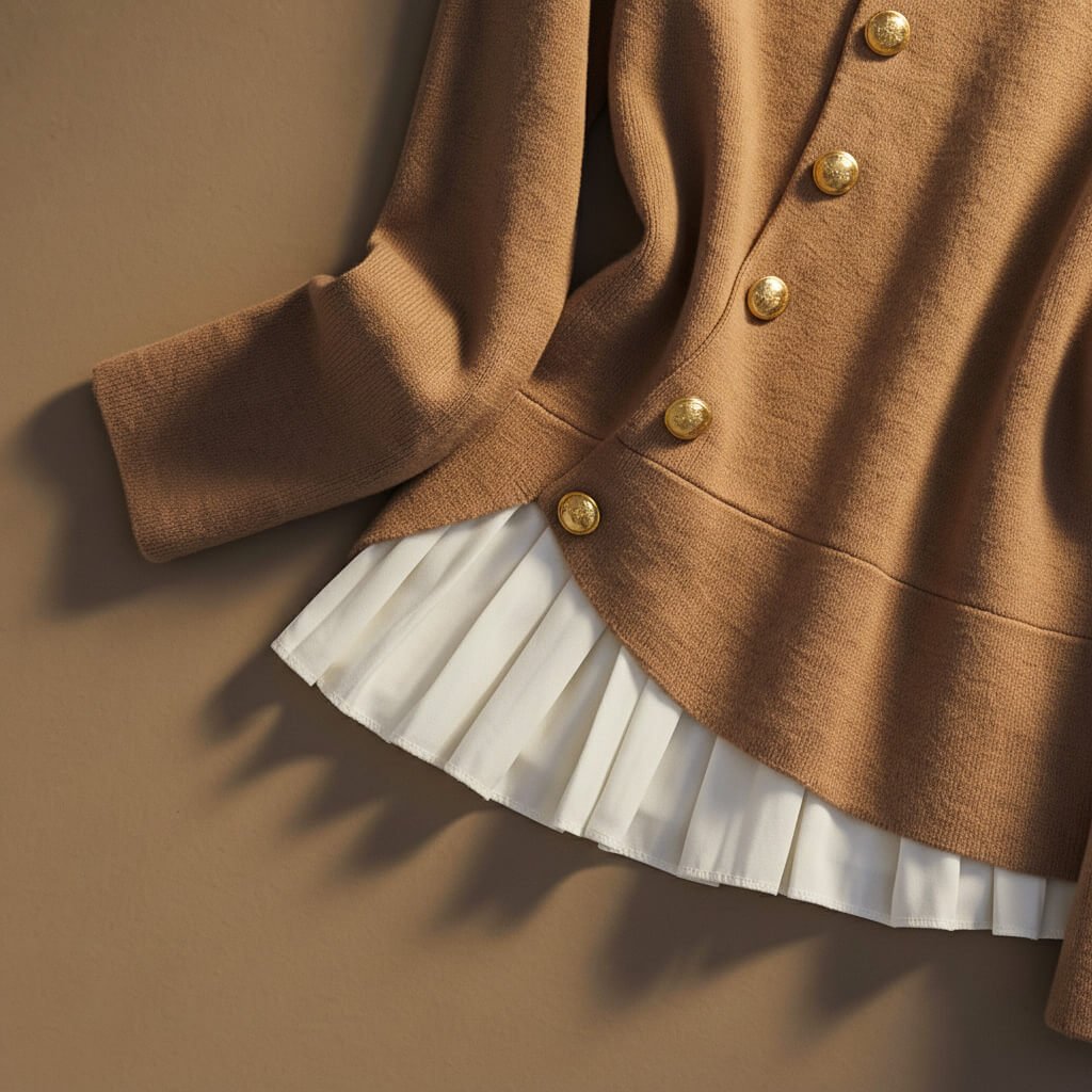 Pearl Couture Merino Wool Sweater - By Qivii