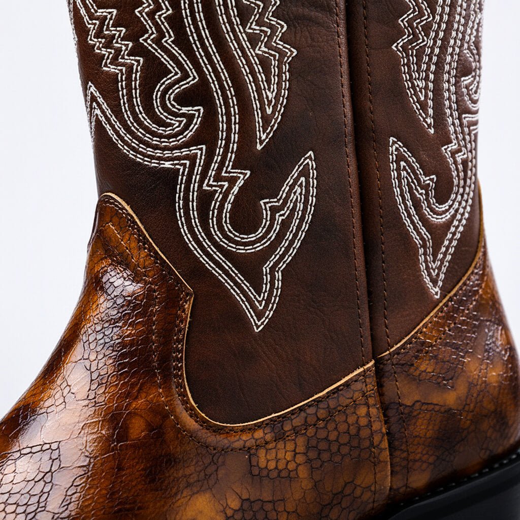 Edmund Prestige Leather Boots - By Qivii