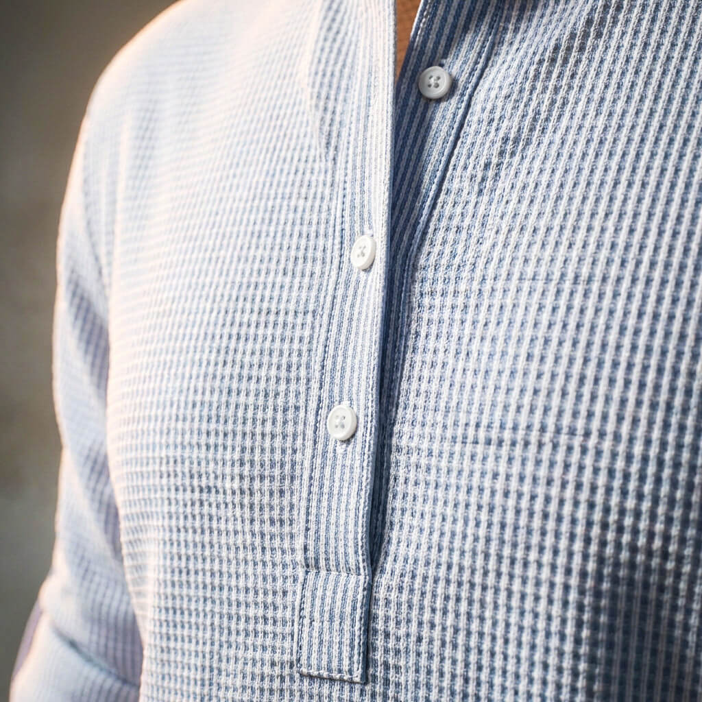 Luke Waffle Long Sleeve T-Shirt - By Qivii
