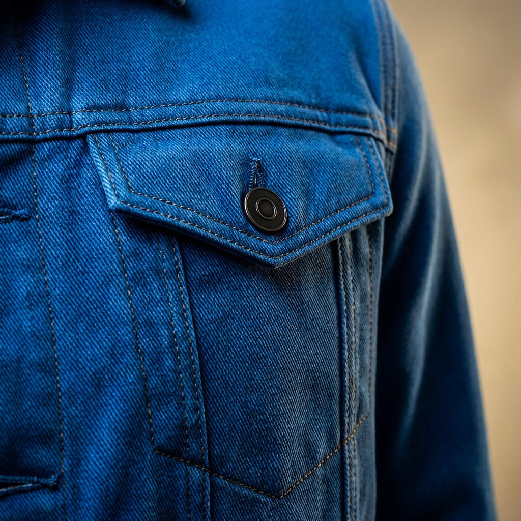 Brock Organic Denim Jacket - By Qivii