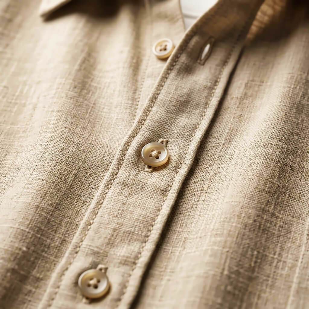 Mike Prestige Cotton Linen Shirt - By Qivii
