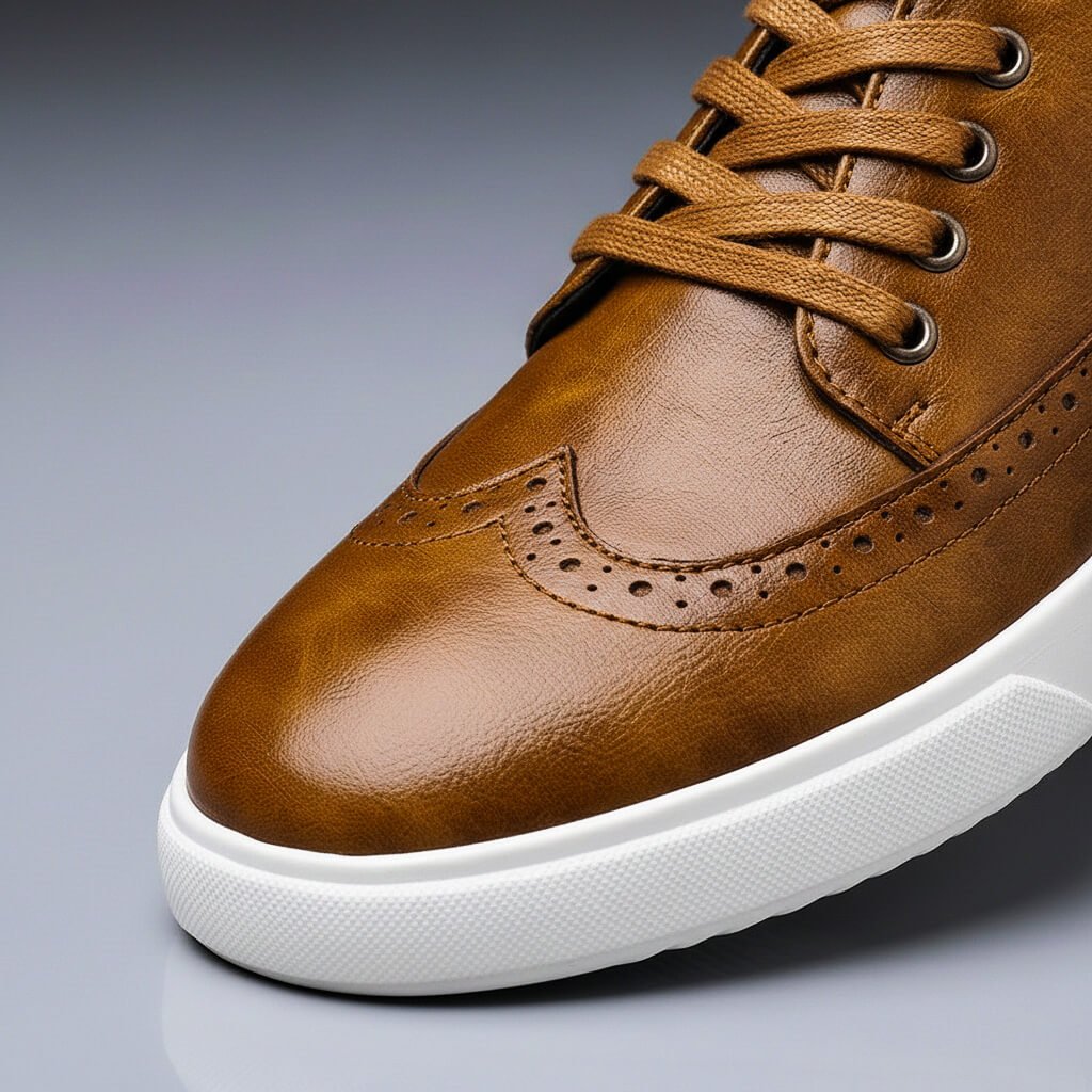 Bradley Prestige Leather Sneakers - By Qivii