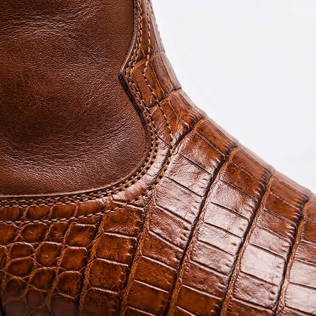 Darrell Vintage Leather Boots - By Qivii