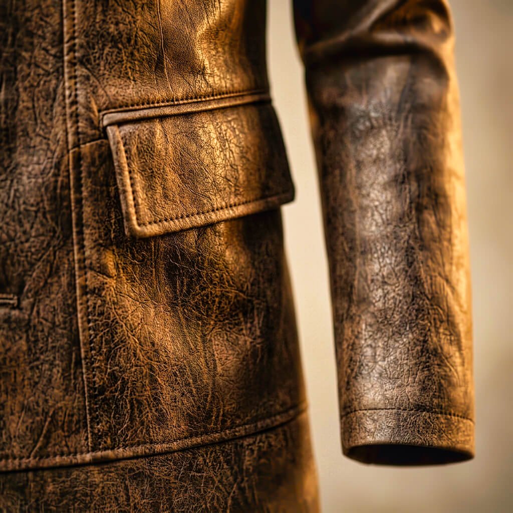 Carrollton Legacy Leather Blazer - By Qivii