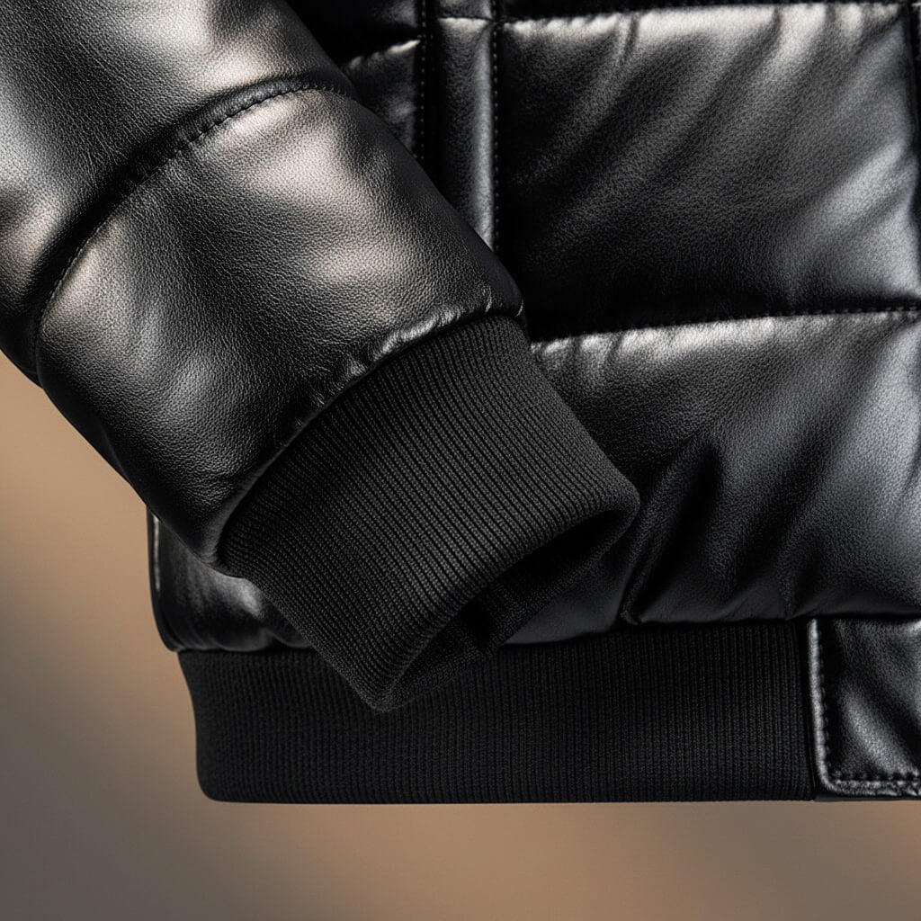 Parker Prestige Quilted Leather Jacket - By Qivii
