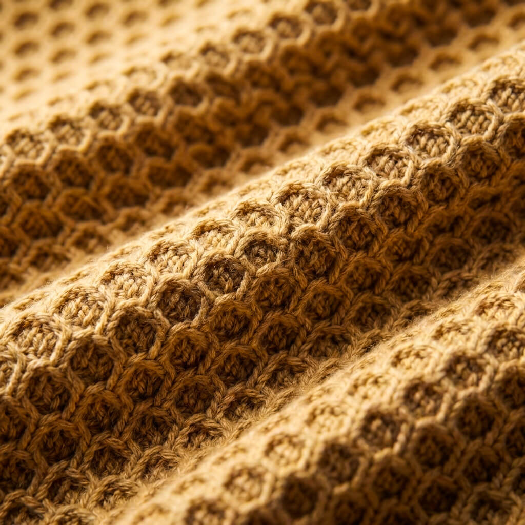 Alberto Honeycomb Knit Cardigan - By Qivii