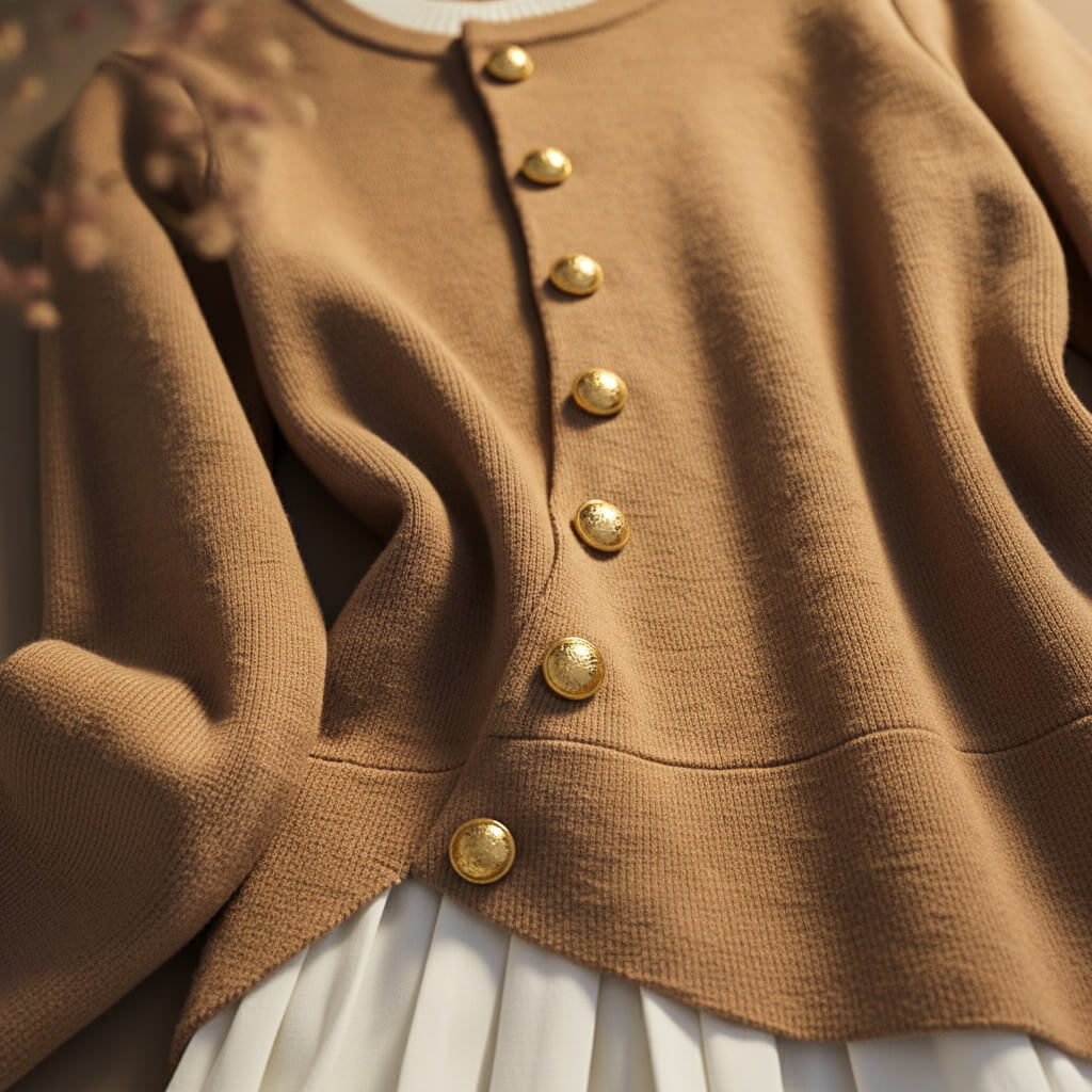 Pearl Couture Merino Wool Sweater - By Qivii