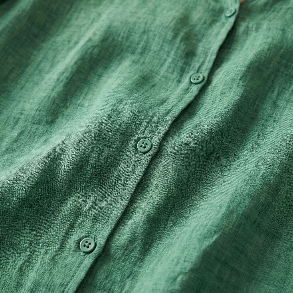 Clara Cotton-Linen Blouse - By Qivii