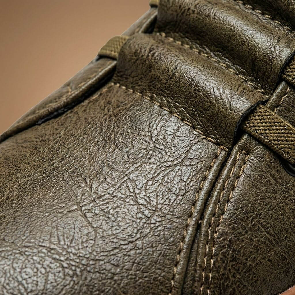 Lawrence High-Top Leather Sneakers - By Qivii
