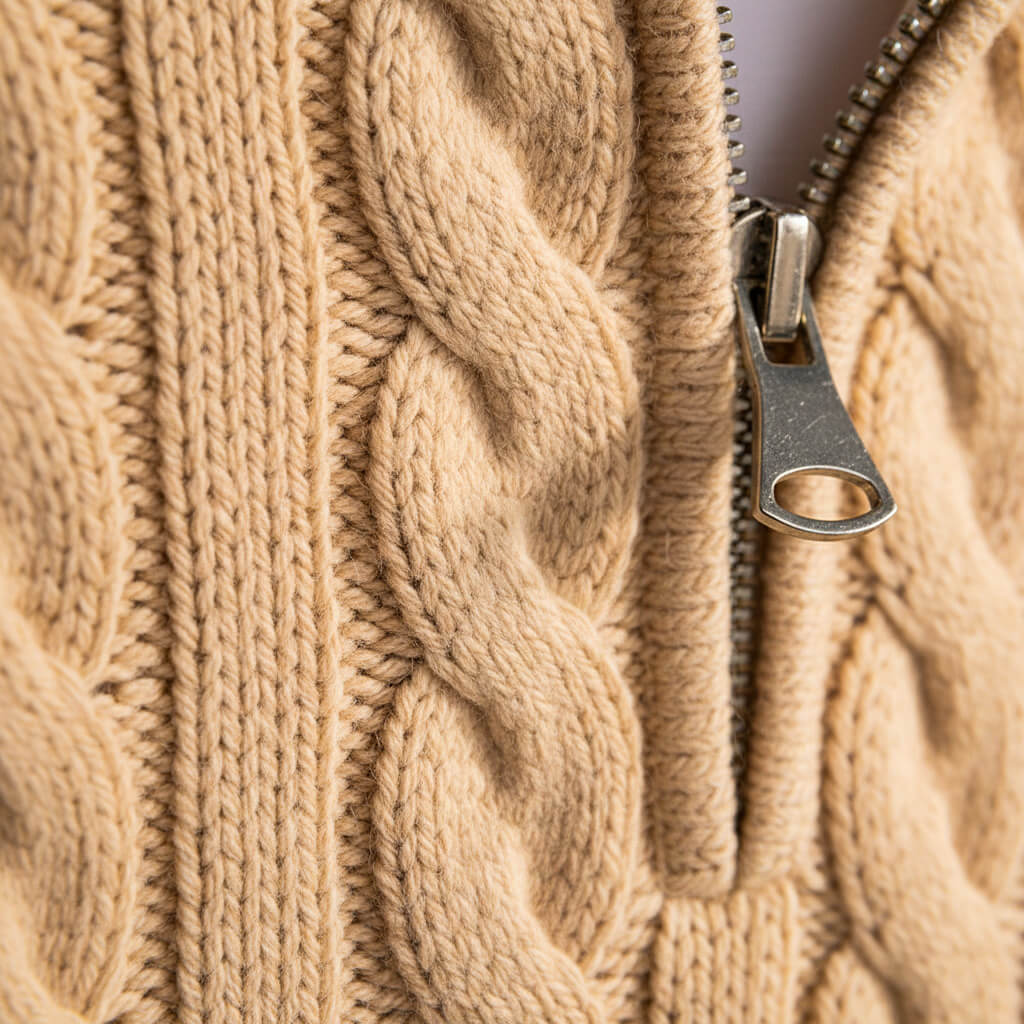 Henry Prestige Cable Knit Sweater - By Qivii