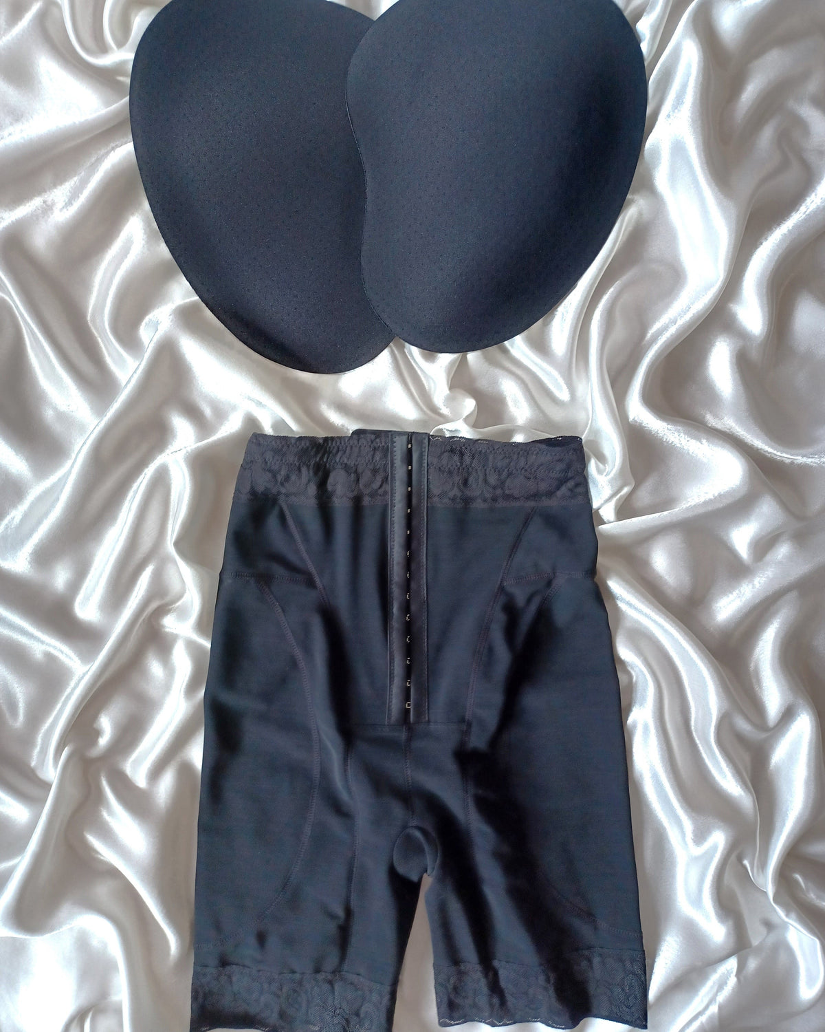 High Waist Tummy Control Butt Lifting Mid Thigh Mesh Shaper Shorts