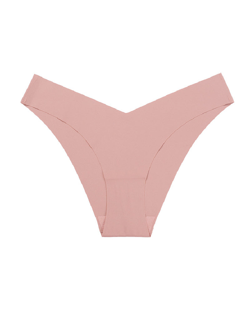 Sexy Ice Silk Low-Rise Panties Seamless Multicolor Briefs Lingerie - By Qivii