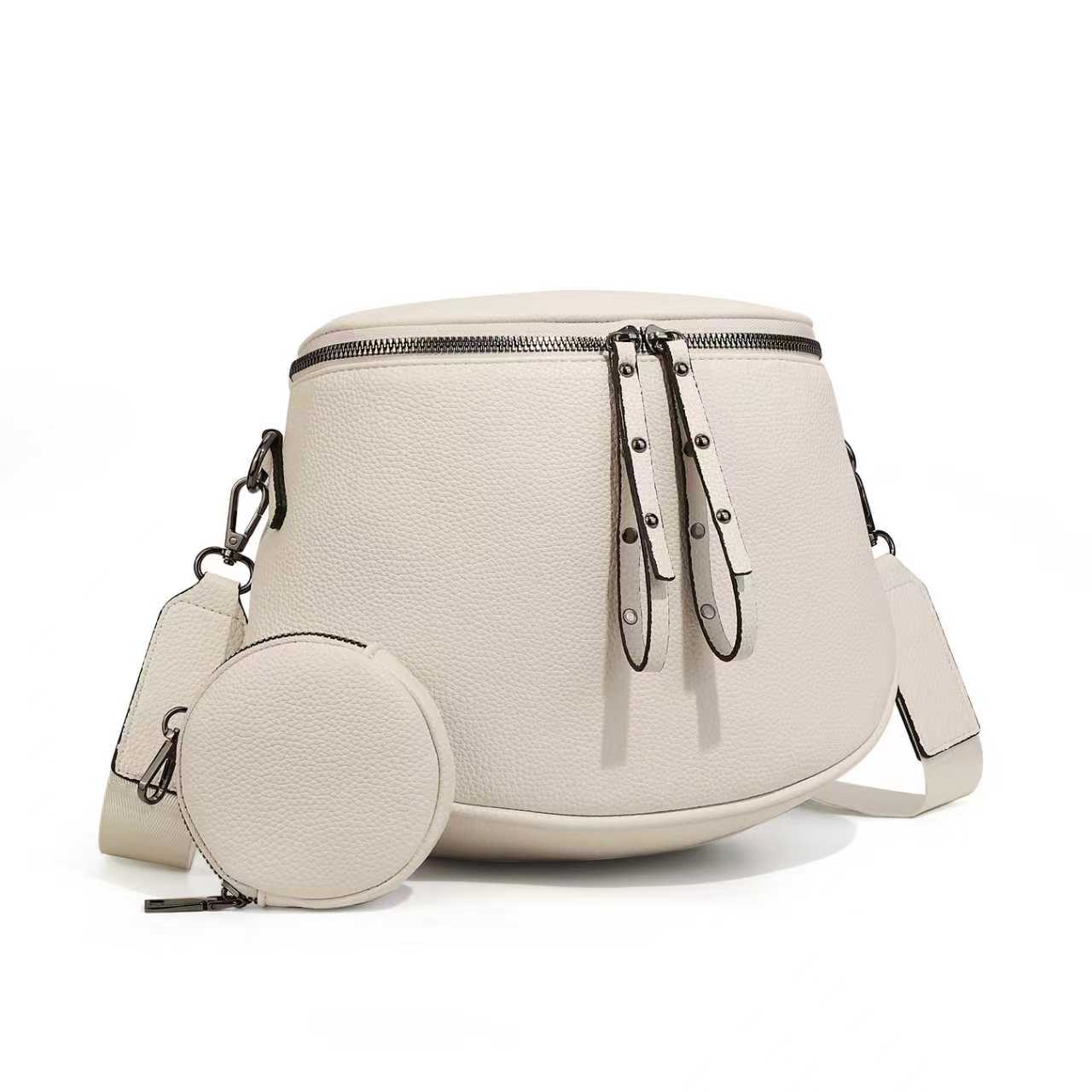 Ounamei Large Crossbody Bag for Women | Multi-Style Bag with Coin Pouch for Travel & Daily Use