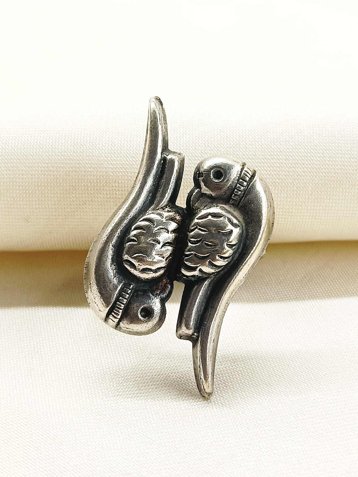 Gunjal Plain Oxidized Finger Ring