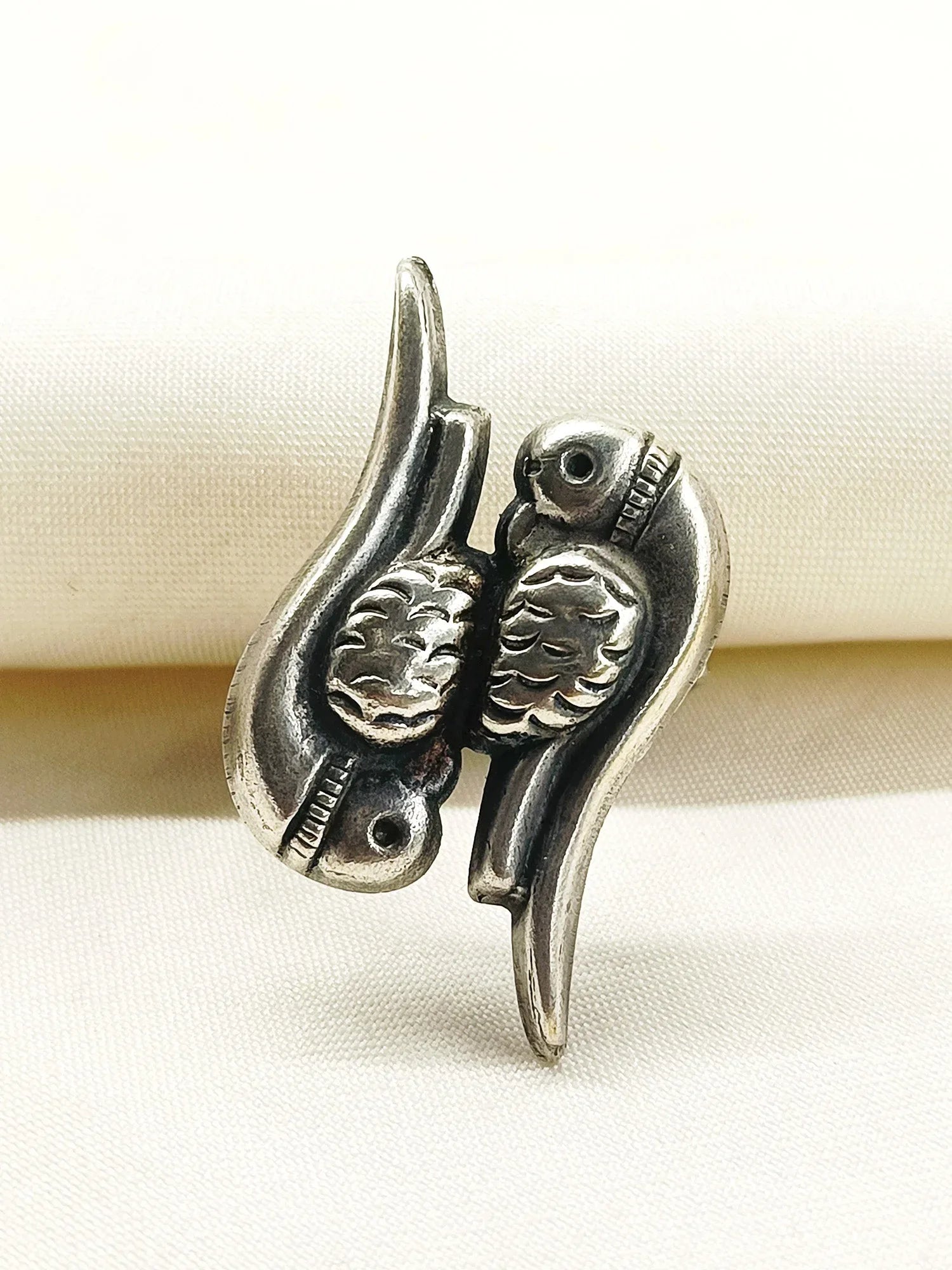 Gunjal Plain Oxidized Finger Ring