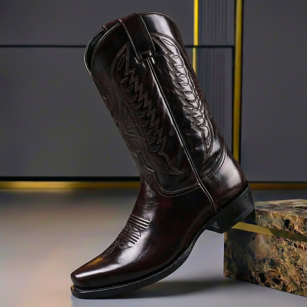 Damian Genuine Leather Boots - By Qivii