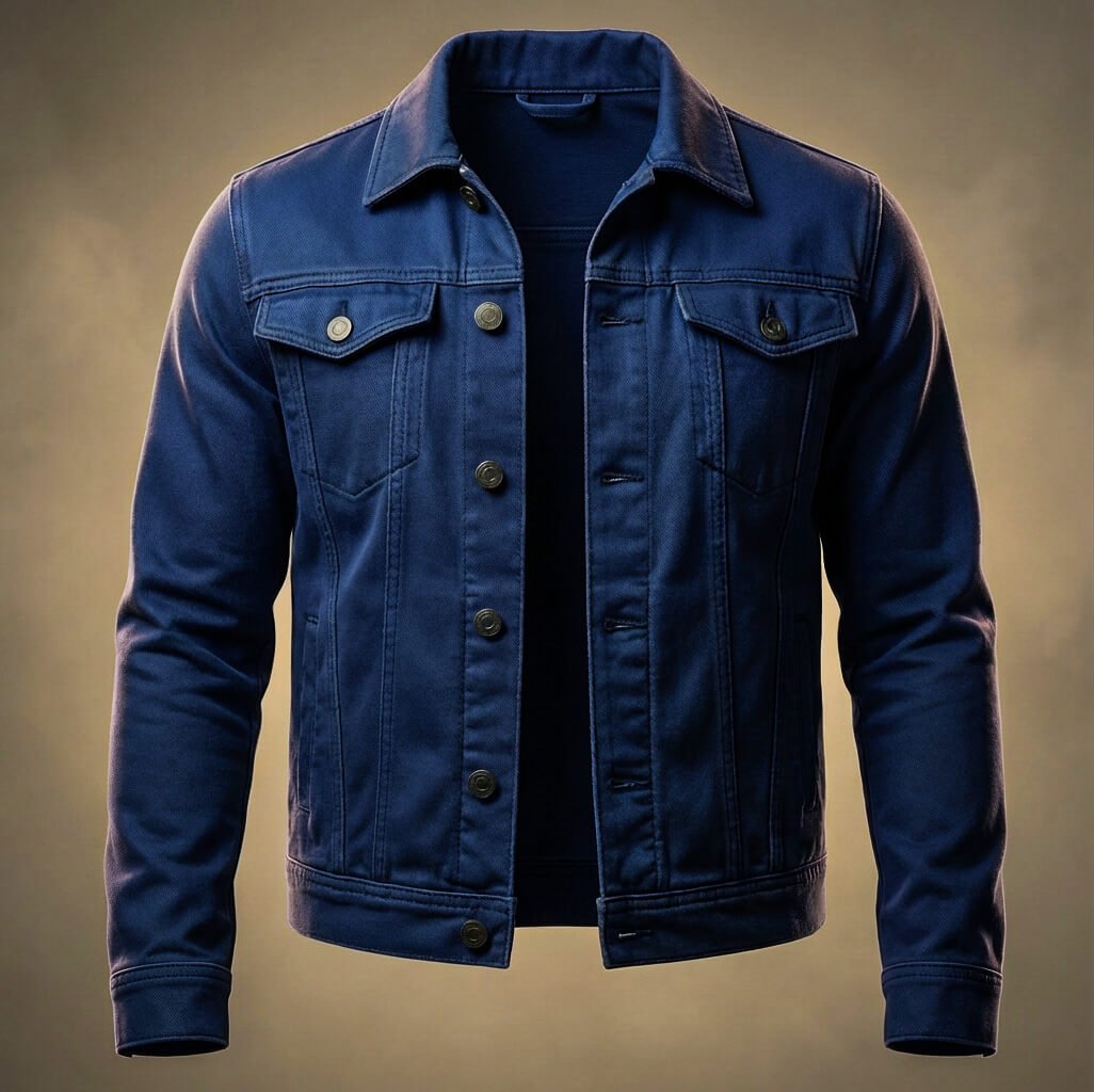 Brock Organic Denim Jacket - By Qivii