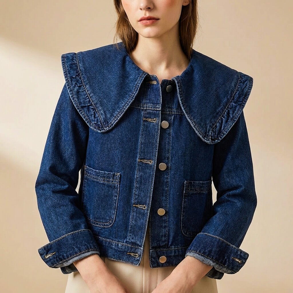 Juliette Couture Denim Jacket - By Qivii