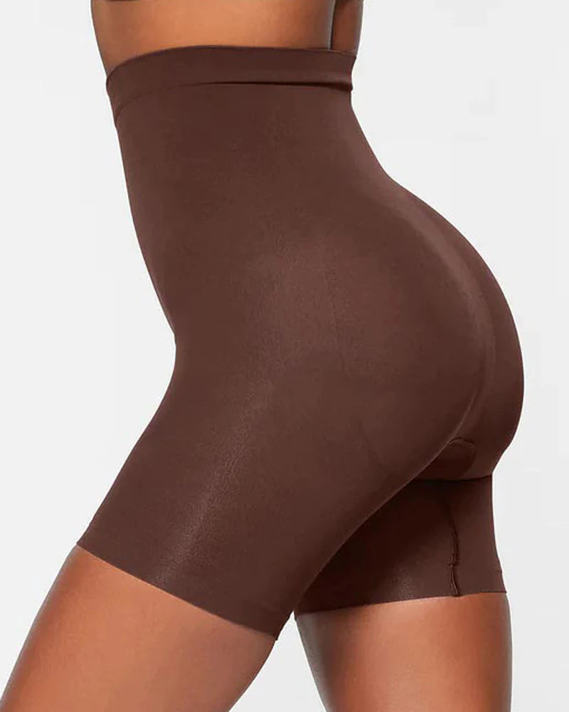 Seamless Slip High Waisted Slimming Tummy Control Shapewear Shorts - By Qivii