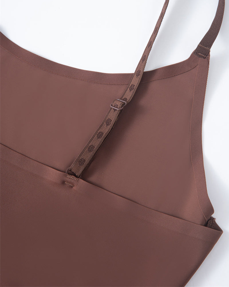 Sexy Seamless Long Suspender Hip-Hugging Dress Tummy Control Under Dress Body Shaper - By Qivii