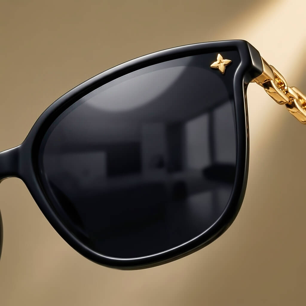 Chain Reaction Oversized Shades - By Qivii