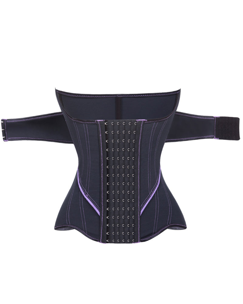 Buckle Waist Trainer High Compression Tummy Control Corset - By Qivii