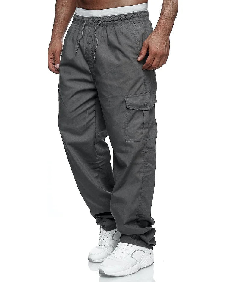 Alexander - Heren cargo broeken, casual fit - By Qivii