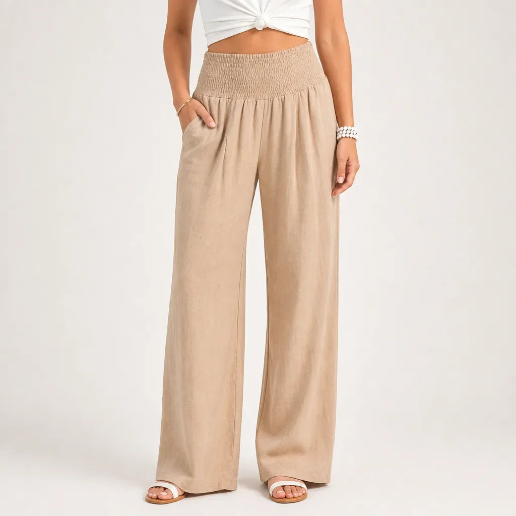Delphine | Womens Boho Wide Leg Sweatpants