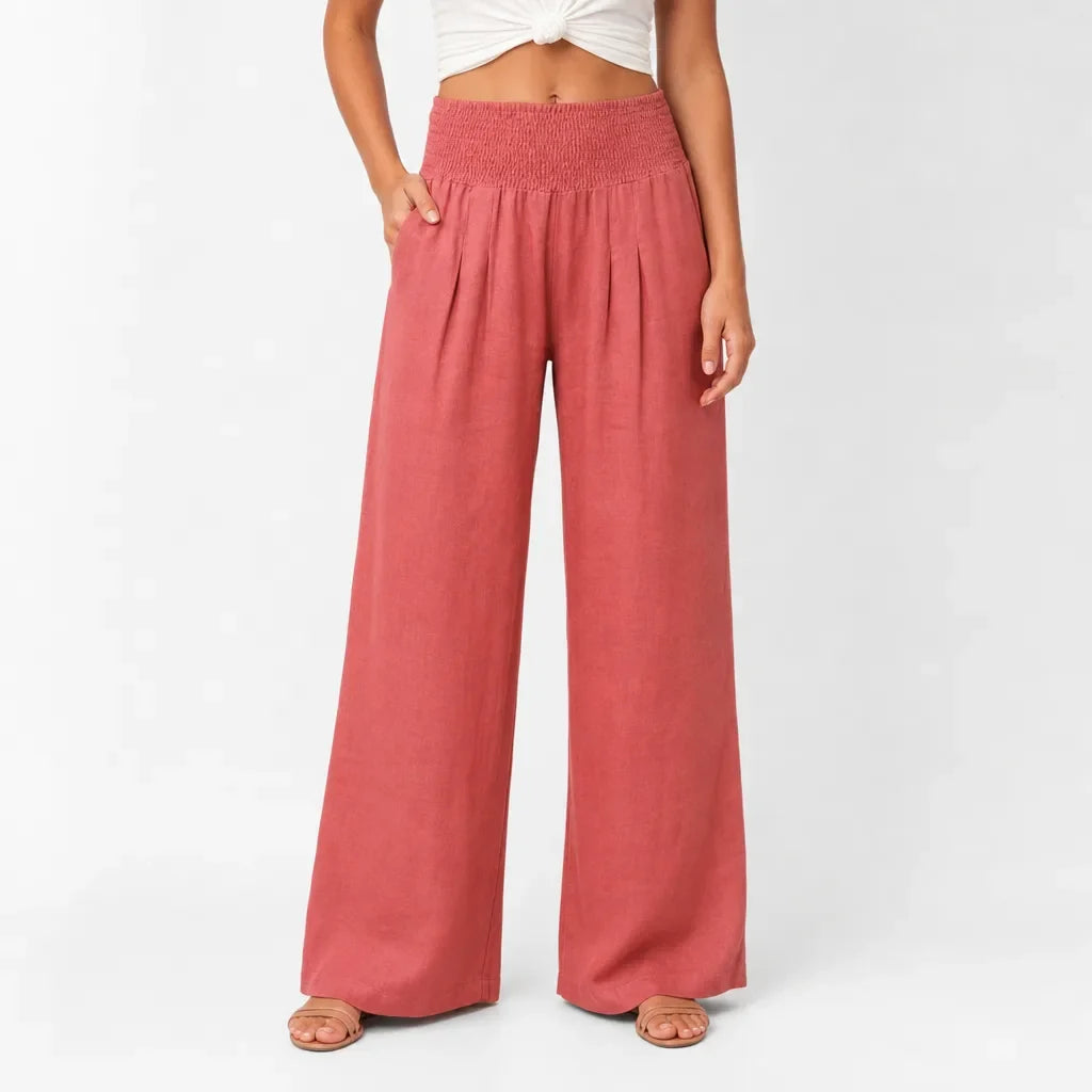 Delphine | Womens Boho Wide Leg Sweatpants