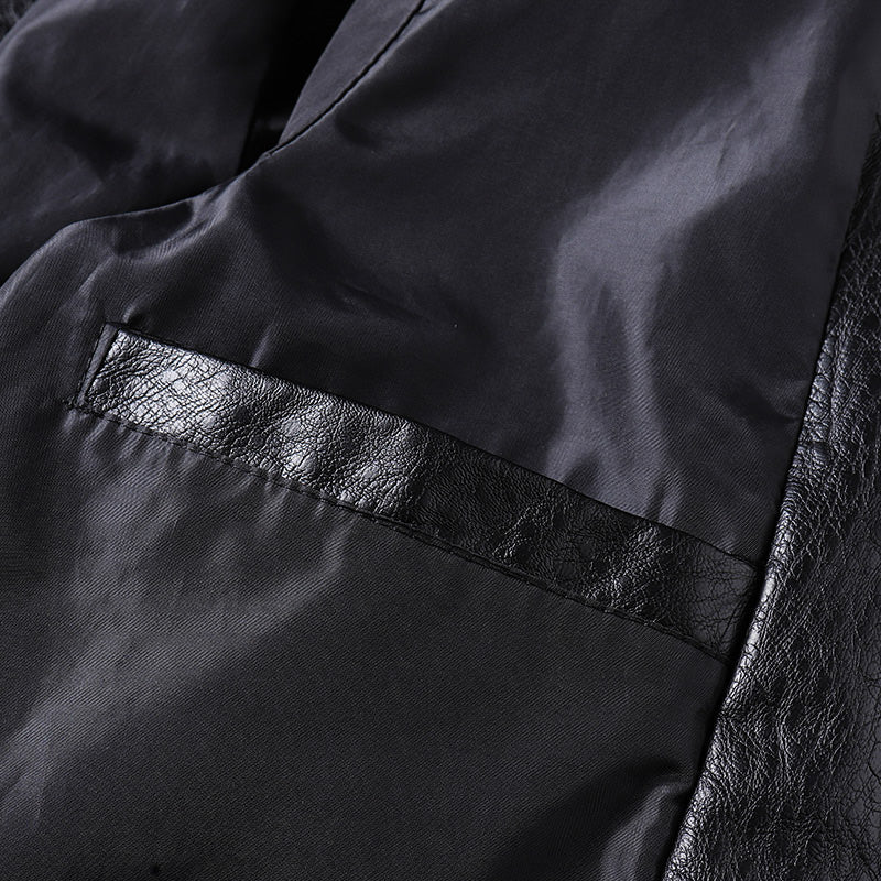 Matteo Verdi Leather Jacket - By Qivii