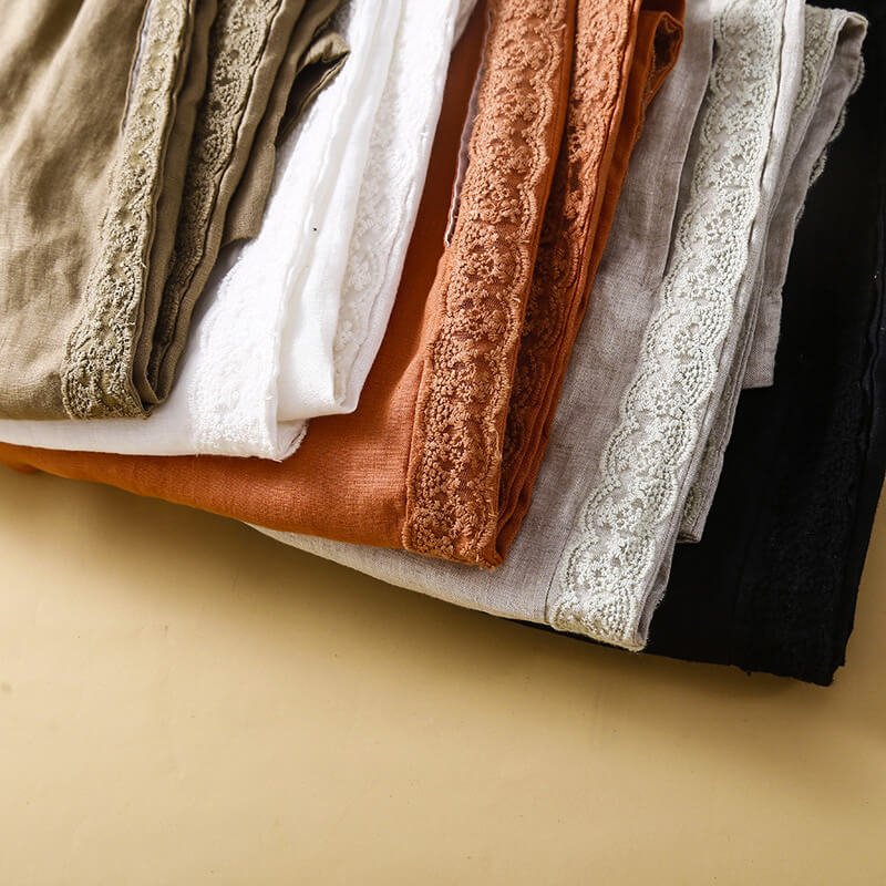 Laura Cotton-Linen Pants - By Qivii