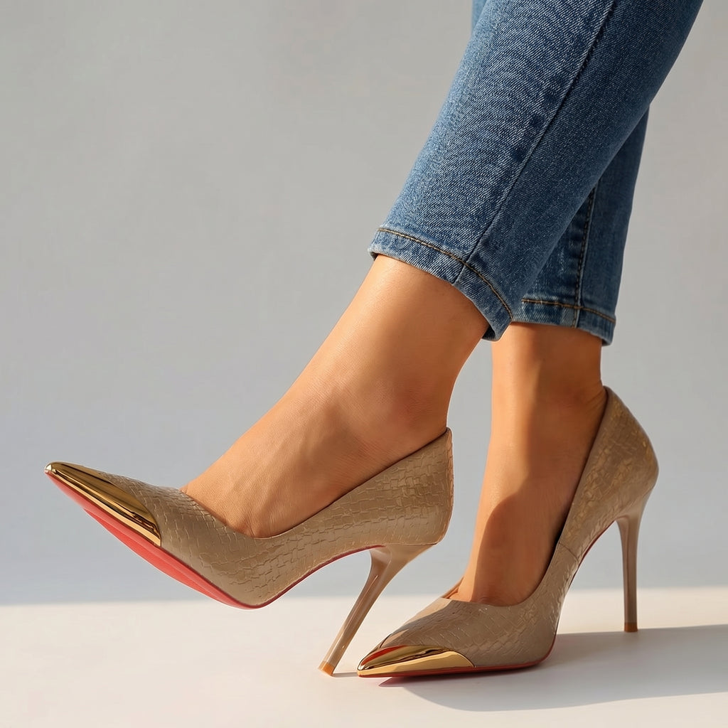 Diana Gloss Pointed Pumps