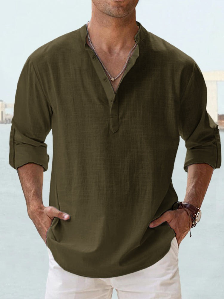 Adonis Linnen Shirt - By Qivii