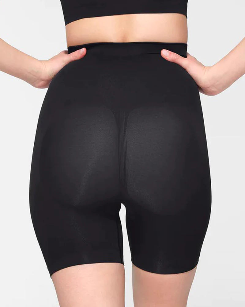 Seamless Slip High Waisted Slimming Tummy Control Shapewear Shorts - By Qivii