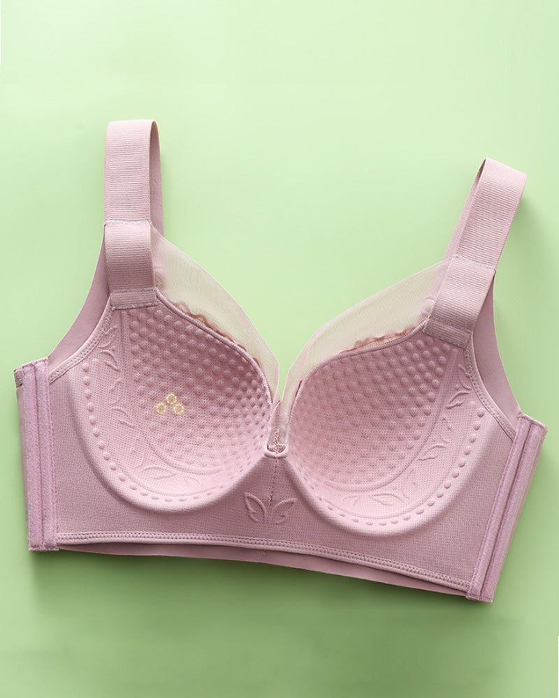 Push up Wireless lace Minimizer bra - By Qivii