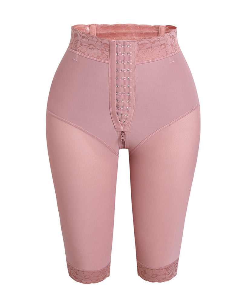 Shapshe® Women's High Waisted Shaping Knee Long Pants Invisible Tummy Control Faja Shorts - By Qivii