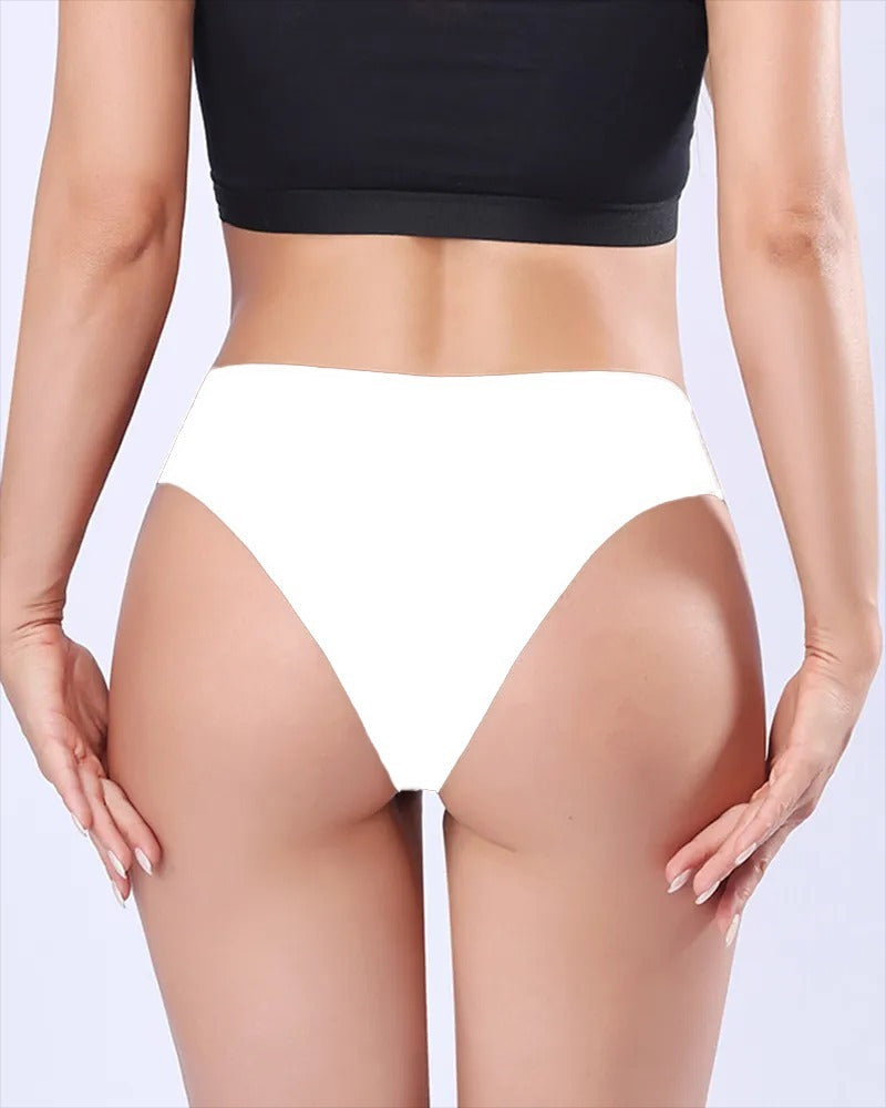 Sexy Ice Silk Low-Rise Panties Seamless Multicolor Briefs Lingerie - By Qivii