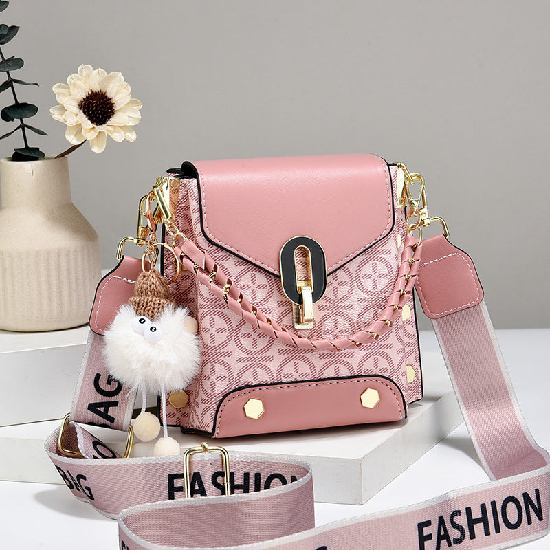 Women's Plaid Phone Crossbody Bag - Mini Shoulder Bag with Detachable Strap (Fits iPhone Plus)