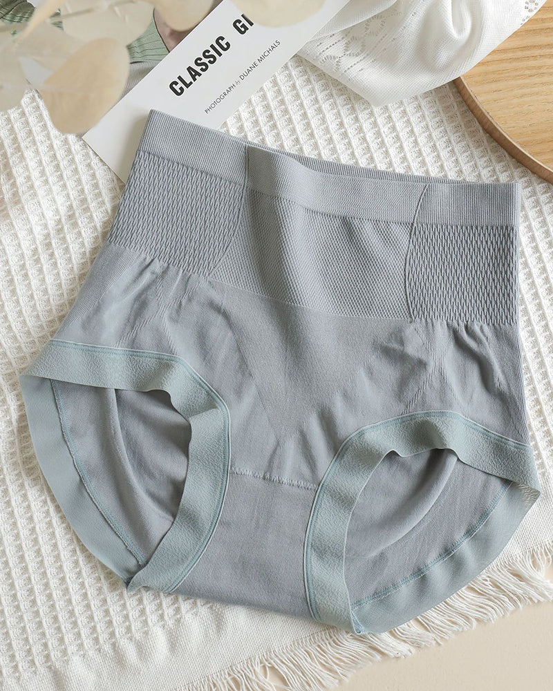 Seamless Tummy Control Antibacterial Crotch Briefs High Waist Butt Lift Panties - By Qivii