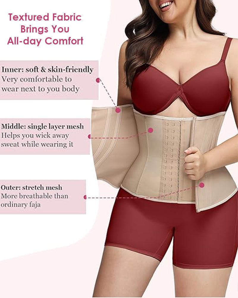 Shapshe® Zip & Breasted Body Shaper Tank Top Waist Trainer - By Qivii