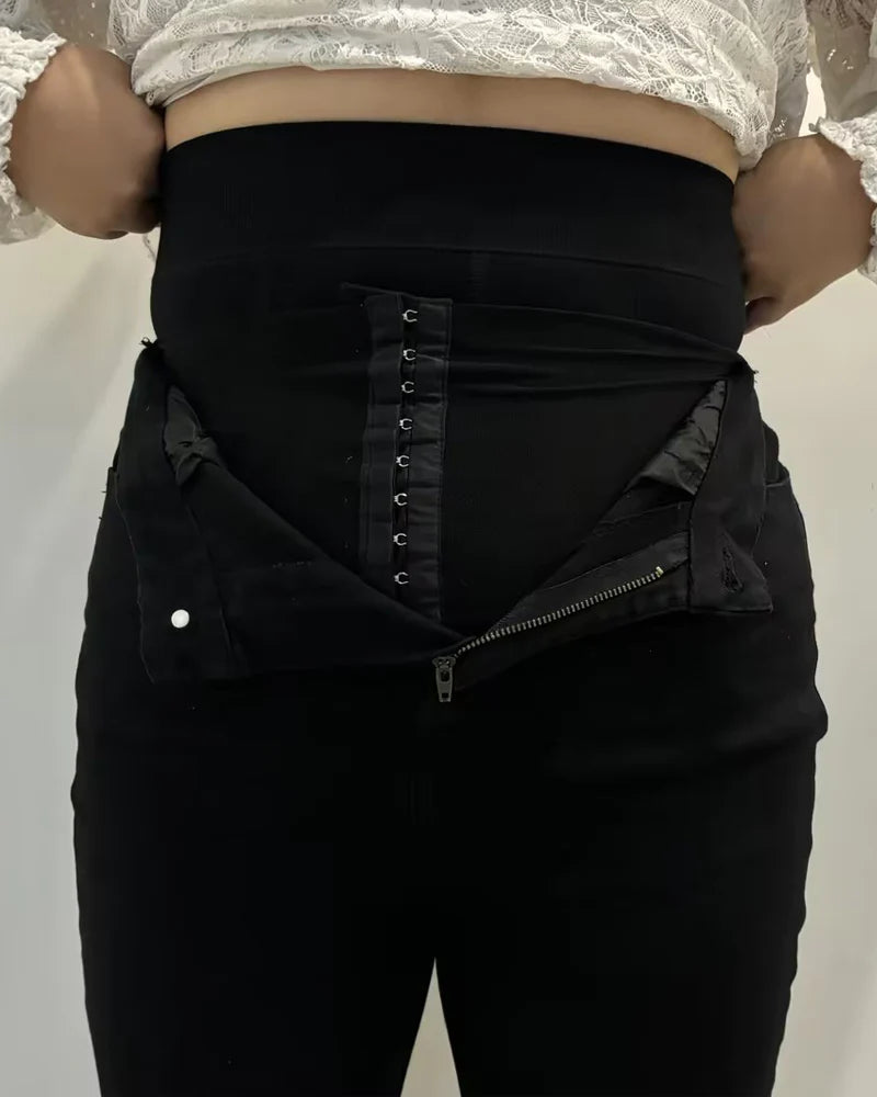 Shapshe® Jeans High Waist With Super Lipo Spandex - By Qivii