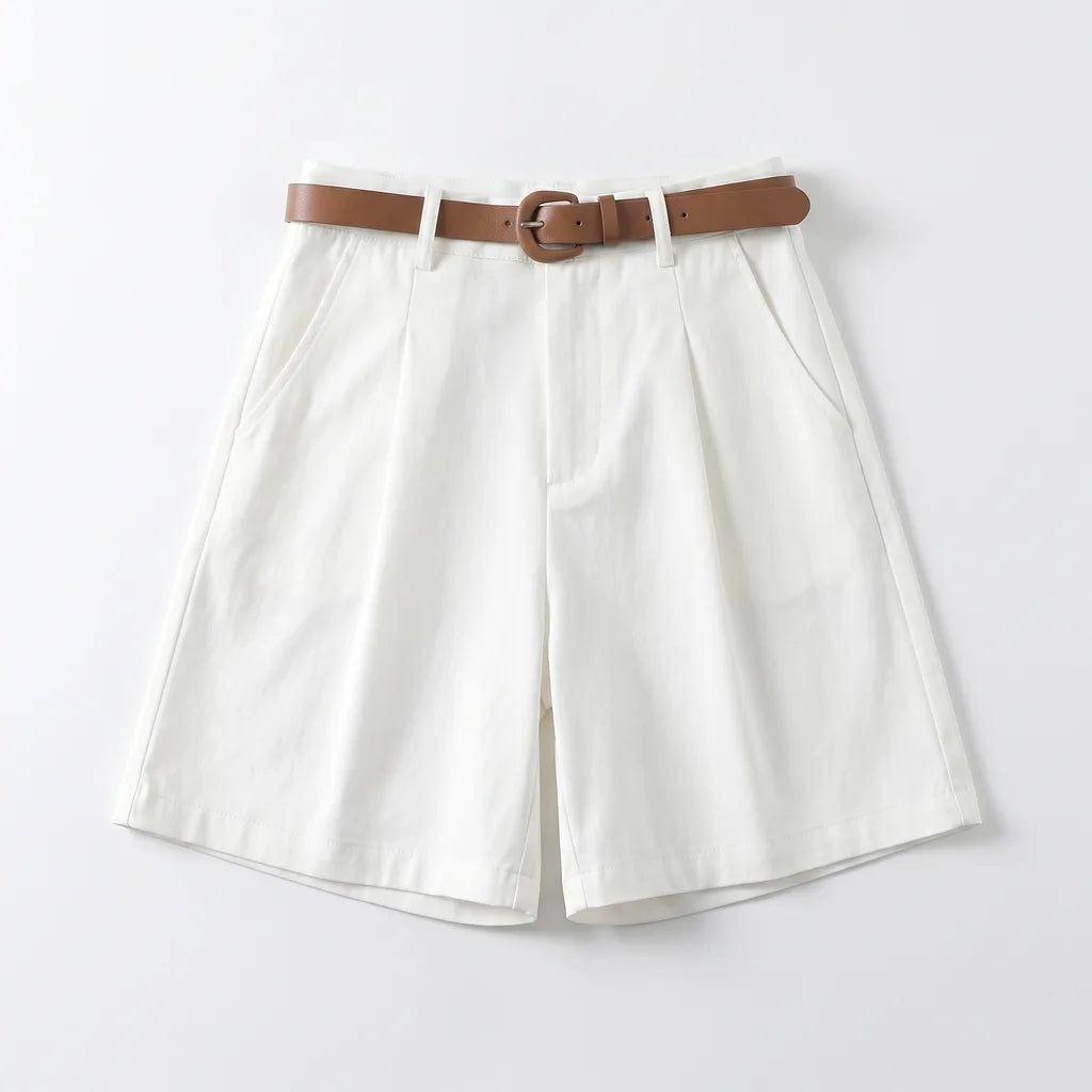 Elara High-Waist Cargo Shorts