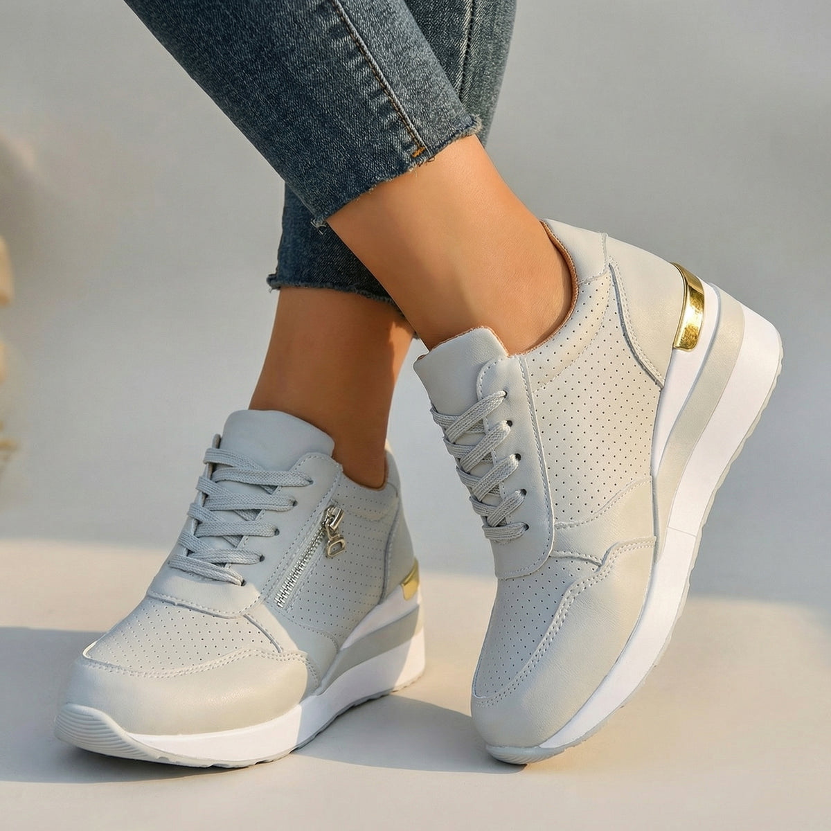 Elara Wedge Sneakers